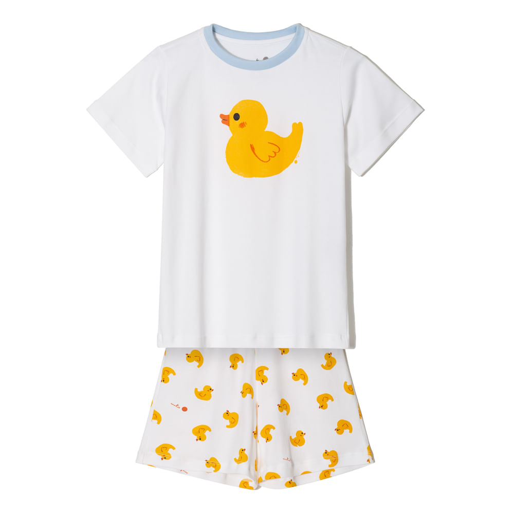 Pijama Infantil Pima Apple  Patinho de Borracha