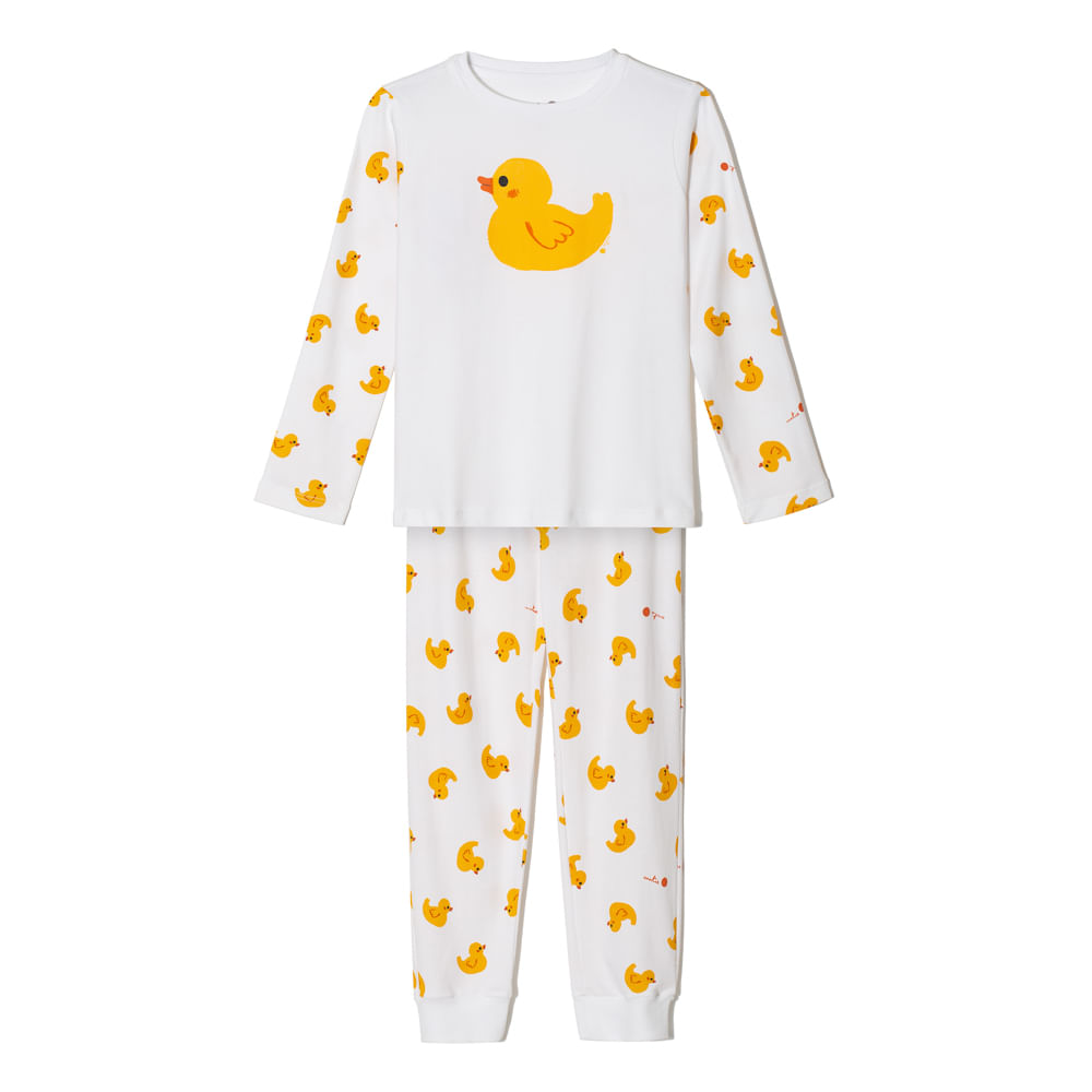 Pijama Infantil Pima Mr Cookie Patinho de Borracha