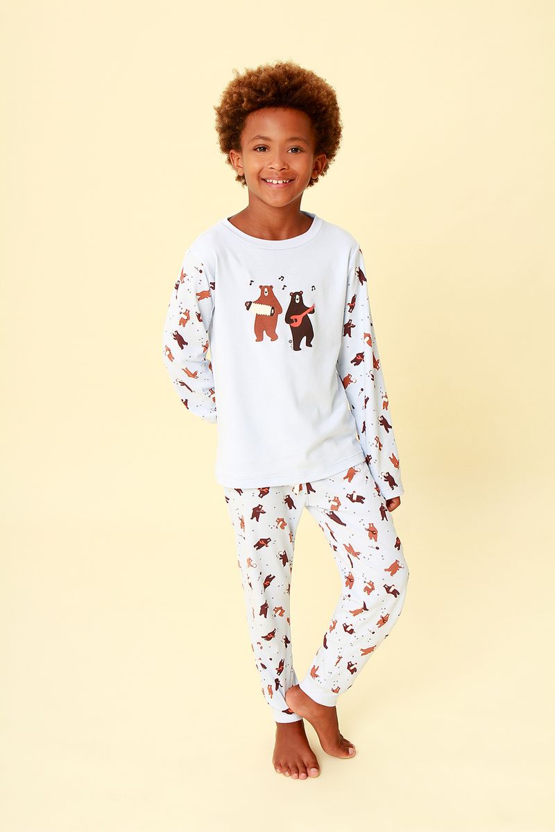 Pijama-Infantil-de-Algodao-Pima-Mr-Cookie-Urso-da-Cookie-Dreams-com-Estampas-Exclusivas-e-Muito-Conforto