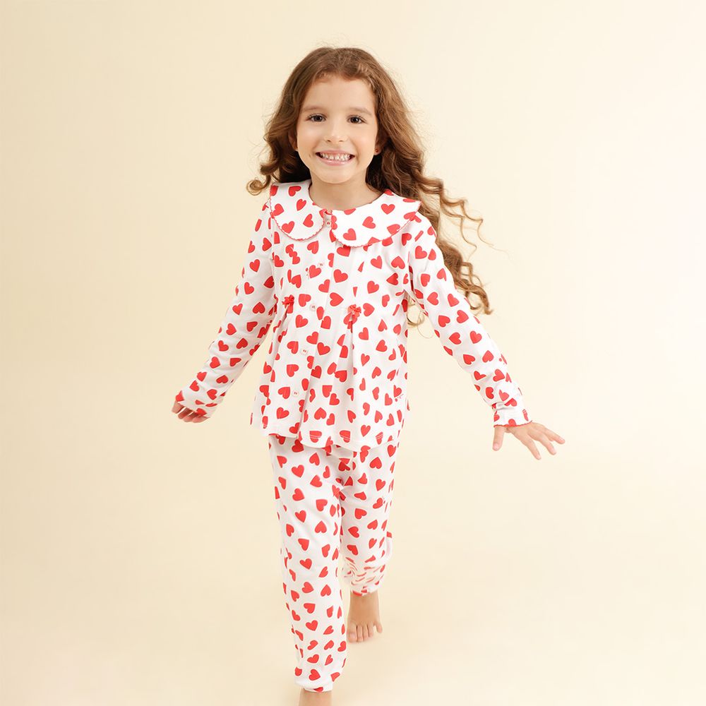 Pijama Infantil Algodão Pima Marshmallow Love
