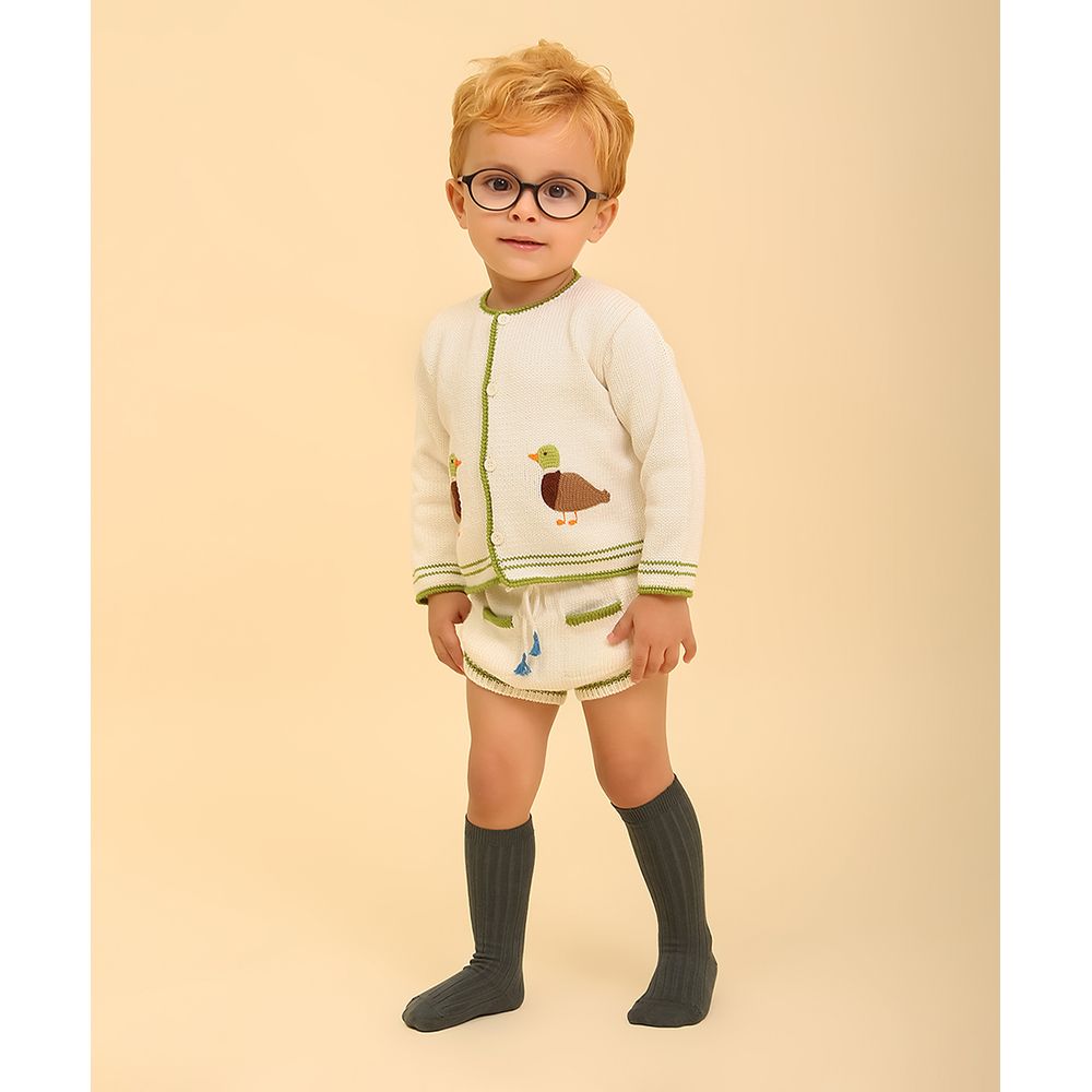 Conjunto Infantil tricot  Maillard Off White