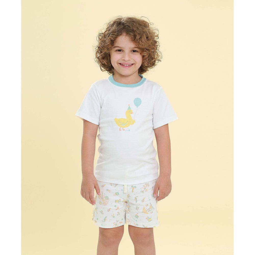 Pijama Infantil Pima Apple Parquinho